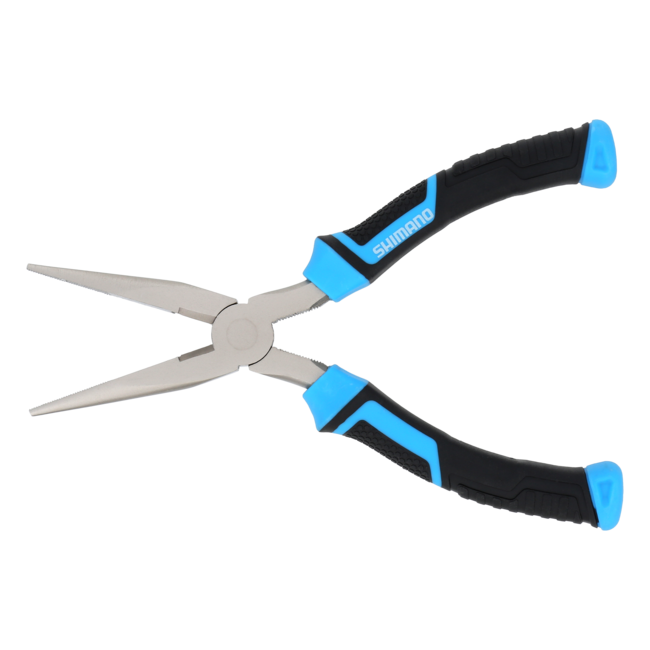 SHIMANO BRUTAS SILVER NICKEL 8IN NEEDLE NOSE PLIERS