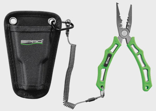 SPRO 6" PTFE PLIERS GREEN