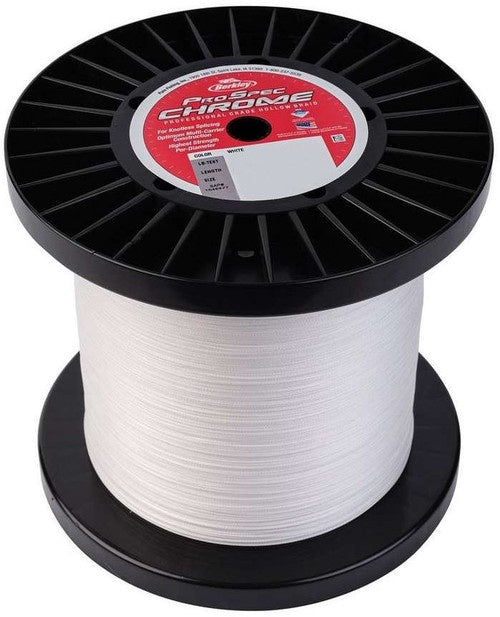 Berkley ProSpec Chrome Premium Hollow Braid Per Yard