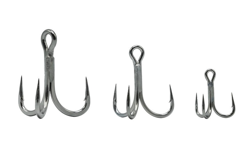 MUSTAD JAW LOK IN-LINE TREBLE HOOK - 5X STRONG